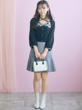 「marun（マルン）のアイテム」を使った、ZOZO_SMILELAND_STAFFさん（レディース・161cm）の夏コーディネート