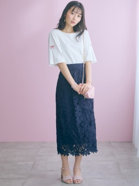 「marun（マルン）のアイテム」を使った、ZOZO_SMILELAND_STAFFさん（レディース・161cm）の春コーディネート