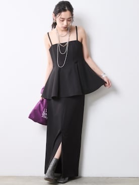 「CHIC STYLE（シックスタイル）のアイテム」を使った、ZOZO_SMILELAND_STAFFさん（レディース・163cm）の冬コーディネート