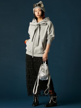 「GEVS.（ジェイヴィス）のアイテム」を使った、ZOZO_SMILELAND_STAFFさん（レディース・163cm）の冬コーディネート