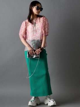 「GEVS.（ジェイヴィス）のアイテム」を使った、ZOZO_SMILELAND_STAFFさん（レディース・163cm）の春コーディネート