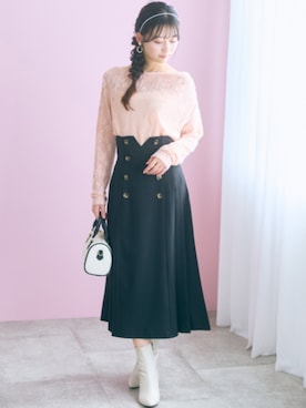 「marun（マルン）のアイテム」を使った、ZOZO_SMILELAND_STAFFさん（レディース・161cm）の夏コーディネート