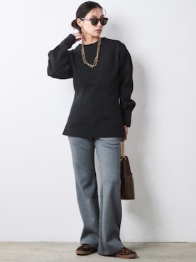 「CHIC STYLE（シックスタイル）のアイテム」を使った、ZOZO_SMILELAND_STAFFさん（レディース・163cm）の夏コーディネート