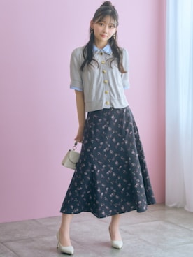 「marun（マルン）のアイテム」を使った、ZOZO_SMILELAND_STAFFさん（レディース・161cm）の夏コーディネート