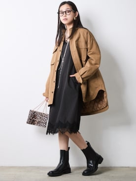 「CHIC STYLE（シックスタイル）のアイテム」を使った、ZOZO_SMILELAND_STAFFさん（レディース・163cm）の夏コーディネート