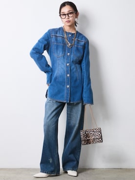 「CHIC STYLE（シックスタイル）のアイテム」を使った、ZOZO_SMILELAND_STAFFさん（レディース・163cm）の夏コーディネート