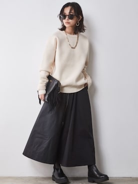 「CHIC STYLE（シックスタイル）のアイテム」を使った、ZOZO_SMILELAND_STAFFさん（レディース・163cm）の秋コーディネート