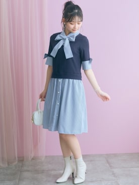 「marun（マルン）のアイテム」を使った、ZOZO_SMILELAND_STAFFさん（レディース・161cm）の夏コーディネート