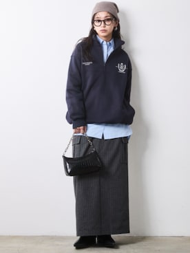 「CHIC STYLE（シックスタイル）のアイテム」を使った、ZOZO_SMILELAND_STAFFさん（レディース・163cm）の秋コーディネート