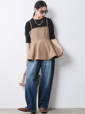 「CHIC STYLE（シックスタイル）のアイテム」を使った、ZOZO_SMILELAND_STAFFさん（レディース・163cm）の冬コーディネート