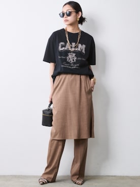 「CHIC STYLE（シックスタイル）のアイテム」を使った、ZOZO_SMILELAND_STAFFさん（レディース・163cm）の夏コーディネート