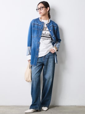 「CHIC STYLE（シックスタイル）のアイテム」を使った、ZOZO_SMILELAND_STAFFさん（レディース・163cm）の夏コーディネート