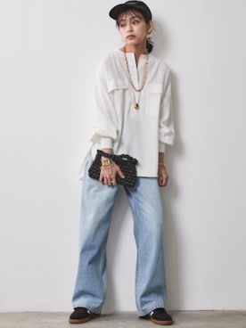 「CHIC STYLE（シックスタイル）のアイテム」を使った、ZOZO_SMILELAND_STAFFさん（レディース・163cm）の秋コーディネート