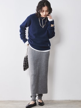 「CHIC STYLE（シックスタイル）のアイテム」を使った、ZOZO_SMILELAND_STAFFさん（レディース・163cm）の秋コーディネート