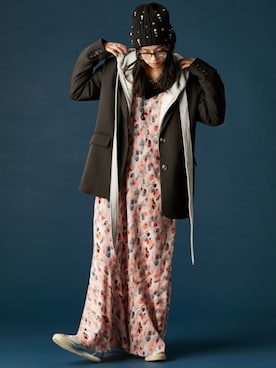 「GEVS.（ジェイヴィス）のアイテム」を使った、ZOZO_SMILELAND_STAFFさん（レディース・163cm）の冬コーディネート