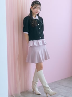 「marun（マルン）のアイテム」を使った、ZOZO_SMILELAND_STAFFさん（レディース・161cm）の夏コーディネート