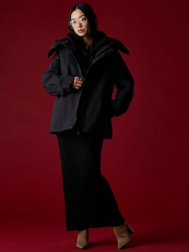 「GEVS.（ジェイヴィス）のアイテム（ジャケット/アウター）」を使った、ZOZO_SMILELAND_STAFFさん（レディース・163cm）の秋コーディネート