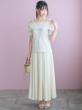 「marun（マルン）のアイテム」を使った、ZOZO_SMILELAND_STAFFさん（レディース・161cm）の春コーディネート