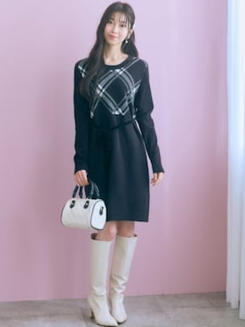 「marun（マルン）のアイテム」を使った、ZOZO_SMILELAND_STAFFさん（レディース・160cm）の秋コーディネート