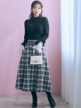「marun（マルン）のアイテム」を使った、ZOZO_SMILELAND_STAFFさん（レディース・163cm）の秋コーディネート