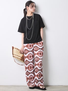 「CHIC STYLE（シックスタイル）のアイテム」を使った、ZOZO_SMILELAND_STAFFさん（レディース・163cm）の春コーディネート