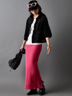 「GEVS.（ジェイヴィス）のアイテム」を使った、ZOZO_SMILELAND_STAFFさん（レディース・163cm）の春コーディネート