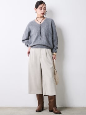 「CHIC STYLE（シックスタイル）のアイテム」を使った、ZOZO_SMILELAND_STAFFさん（レディース・163cm）の秋コーディネート