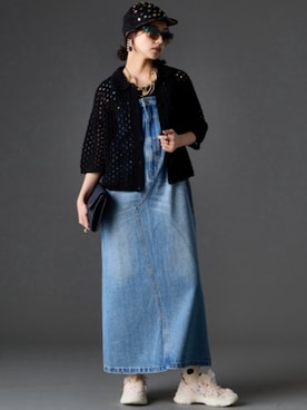 「GEVS.（ジェイヴィス）のアイテム」を使った、ZOZO_SMILELAND_STAFFさん（レディース・163cm）の春コーディネート