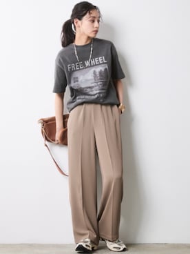 ZOZO_SMILELAND_STAFFさん（レディース・163cm）の春コーディネート