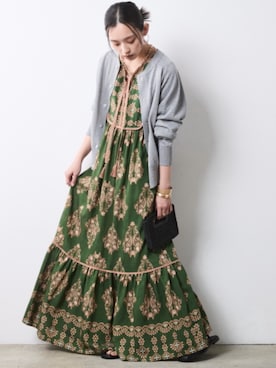 「CHIC STYLE（シックスタイル）のアイテム」を使った、ZOZO_SMILELAND_STAFFさん（レディース・163cm）の春コーディネート