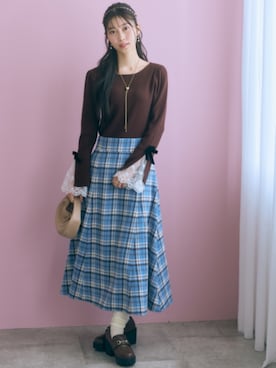 「marun（マルン）のアイテム」を使った、ZOZO_SMILELAND_STAFFさん（レディース・160cm）の秋コーディネート