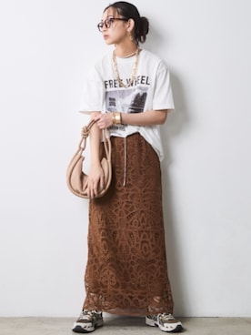 ZOZO_SMILELAND_STAFFさん（レディース・163cm）の春コーディネート