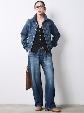 「CHIC STYLE（シックスタイル）のアイテム」を使った、ZOZO_SMILELAND_STAFFさん（レディース・163cm）の冬コーディネート