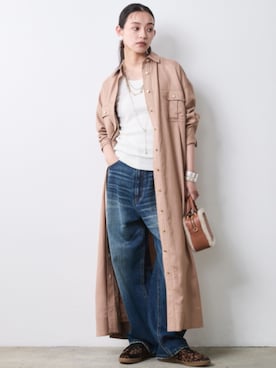 「CHIC STYLE（シックスタイル）のアイテム」を使った、ZOZO_SMILELAND_STAFFさん（レディース・163cm）の夏コーディネート