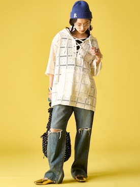 ZOZO_SMILELAND_STAFFさん（レディース・163cm）の春コーディネート