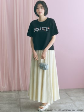 「marun（マルン）のアイテム」を使った、ZOZO_SMILELAND_STAFFさん（レディース・167cm）の春コーディネート