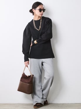 「CHIC STYLE（シックスタイル）のアイテム」を使った、ZOZO_SMILELAND_STAFFさん（レディース・163cm）の夏コーディネート