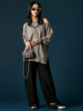 「GEVS.（ジェイヴィス）のアイテム」を使った、ZOZO_SMILELAND_STAFFさん（レディース・163cm）の冬コーディネート