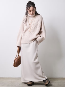 「CHIC STYLE（シックスタイル）のアイテム」を使った、ZOZO_SMILELAND_STAFFさん（レディース・163cm）の秋コーディネート