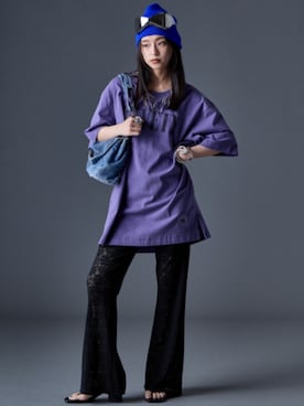 「GEVS.（ジェイヴィス）のアイテム」を使った、ZOZO_SMILELAND_STAFFさん（レディース・163cm）の夏コーディネート