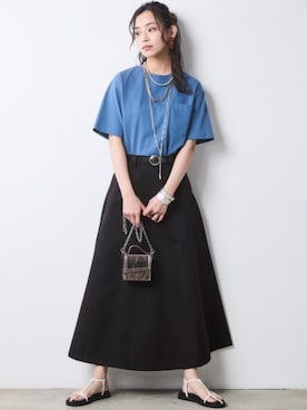 「CHIC STYLE（シックスタイル）のアイテム」を使った、ZOZO_SMILELAND_STAFFさん（レディース・163cm）の春コーディネート
