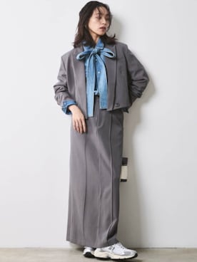 「CHIC STYLE（シックスタイル）のアイテム」を使った、ZOZO_SMILELAND_STAFFさん（レディース・163cm）の秋コーディネート
