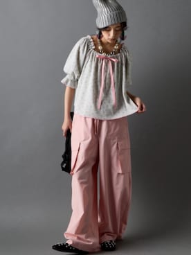 「GEVS.（ジェイヴィス）のアイテム」を使った、ZOZO_SMILELAND_STAFFさん（レディース・163cm）の春コーディネート