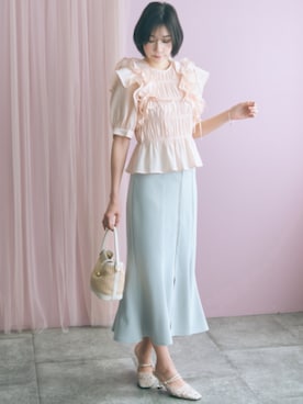 「marun（マルン）のアイテム」を使った、ZOZO_SMILELAND_STAFFさん（レディース・167cm）の春コーディネート