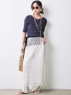 ZOZO_SMILELAND_STAFFさん（レディース・163cm）の春コーディネート