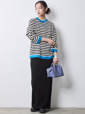 「CHIC STYLE（シックスタイル）のアイテム」を使った、ZOZO_SMILELAND_STAFFさん（レディース・163cm）の冬コーディネート