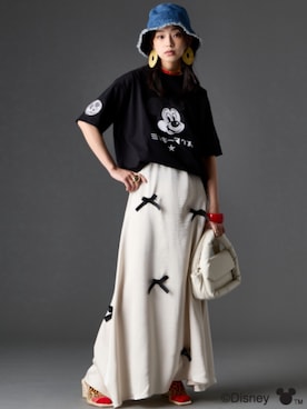 「GEVS.（ジェイヴィス）のアイテム」を使った、ZOZO_SMILELAND_STAFFさん（レディース・163cm）の春コーディネート