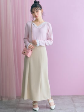 「marun（マルン）のアイテム」を使った、ZOZO_SMILELAND_STAFFさん（レディース・161cm）の夏コーディネート