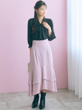 「marun（マルン）のアイテム」を使った、ZOZO_SMILELAND_STAFFさん（レディース・161cm）の夏コーディネート