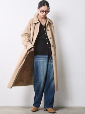 「CHIC STYLE（シックスタイル）のアイテム」を使った、ZOZO_SMILELAND_STAFFさん（レディース・163cm）の冬コーディネート